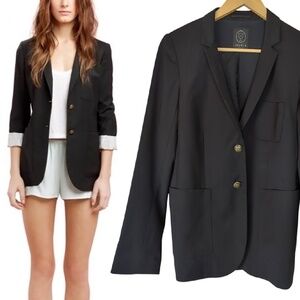 Aritzia Talula Black Wool Blend Exeter Blazer